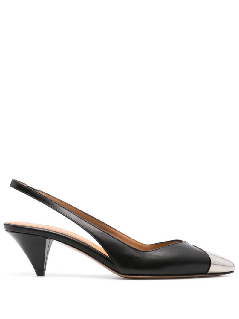 ISABEL MARANT Elina 50mm leather pump - Black von ISABEL MARANT