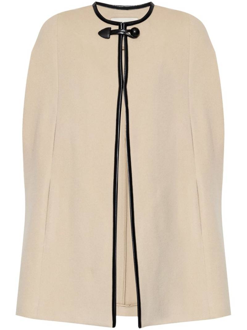 ISABEL MARANT Emilie cape - Neutrals von ISABEL MARANT