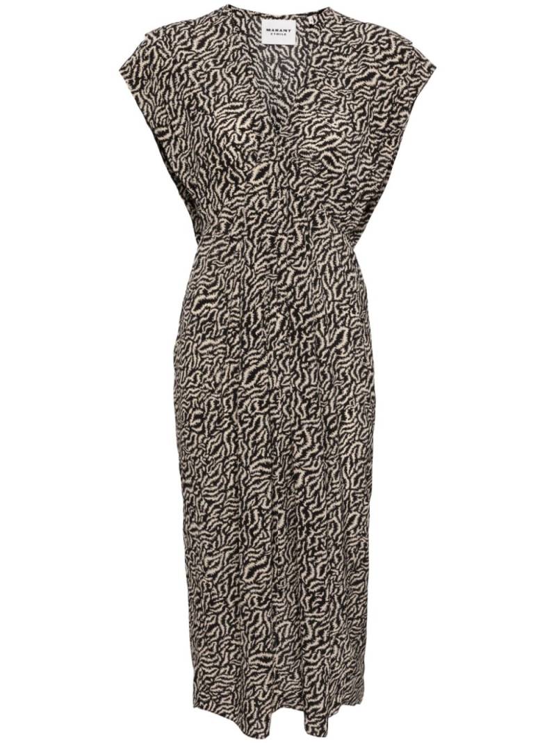 ISABEL MARANT Epolia midi dress - Black von ISABEL MARANT