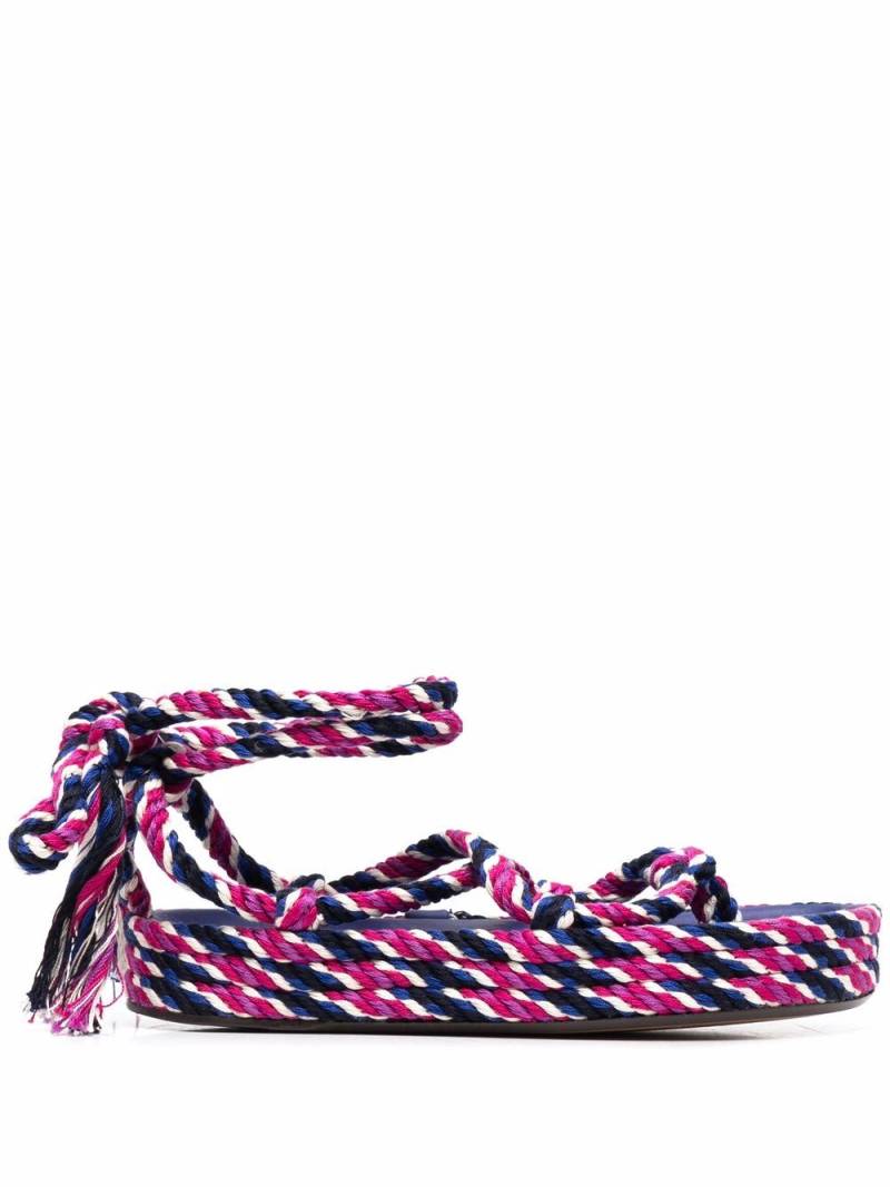 ISABEL MARANT Erol rope sandals - Pink von ISABEL MARANT