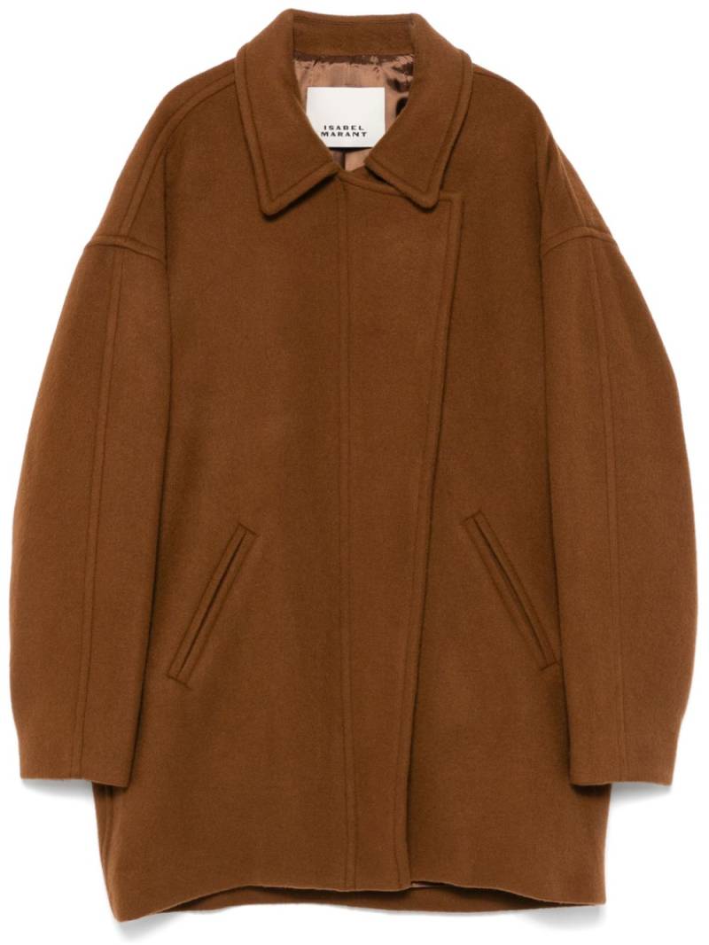 ISABEL MARANT Eveline coat - Brown von ISABEL MARANT