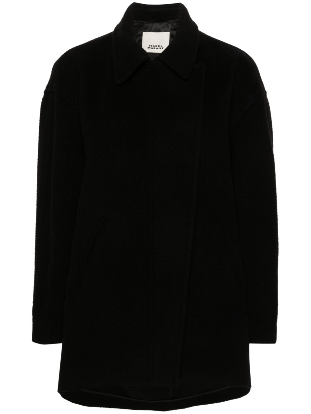 ISABEL MARANT Eveline single-breasted coat - Black von ISABEL MARANT