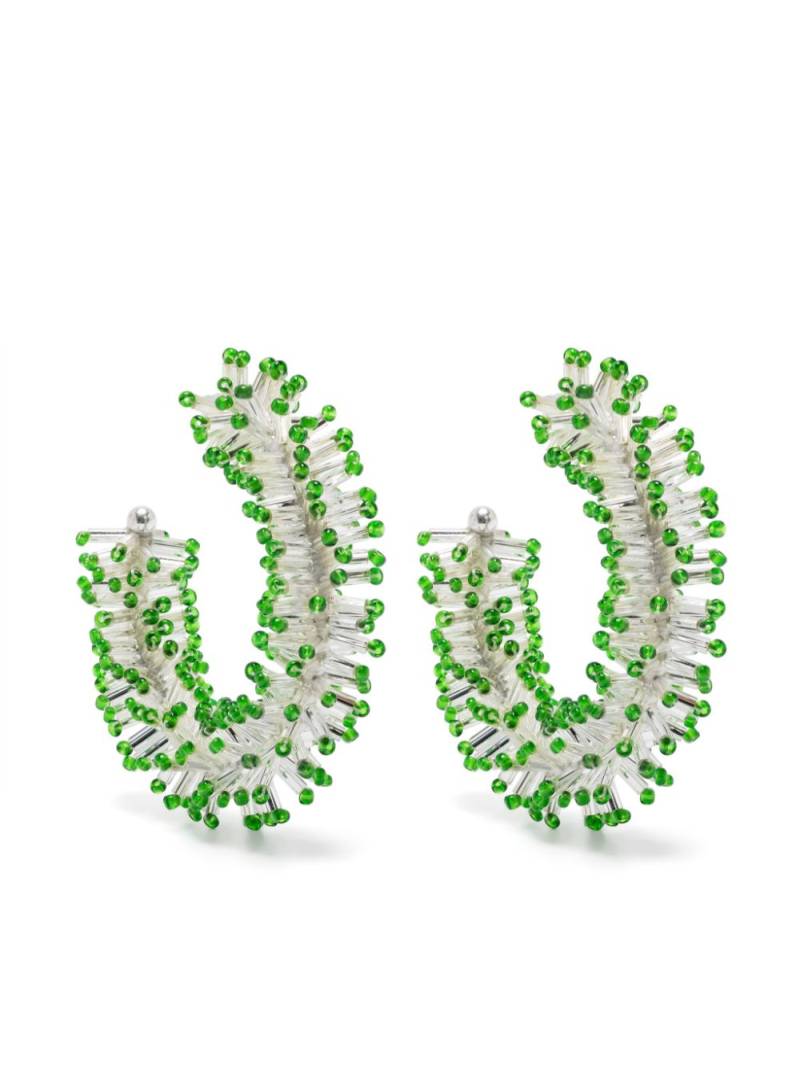 ISABEL MARANT Firework half-hoop earrings - Green von ISABEL MARANT