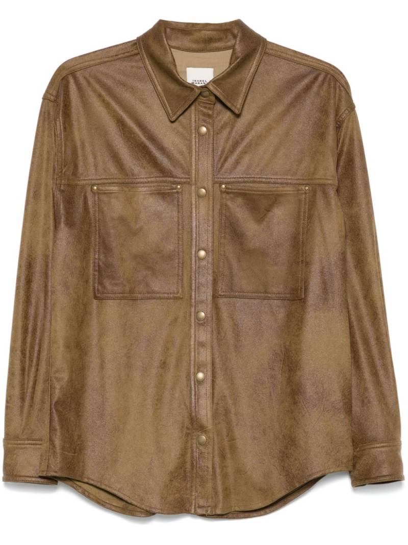 ISABEL MARANT Gabiela shirt - Brown von ISABEL MARANT