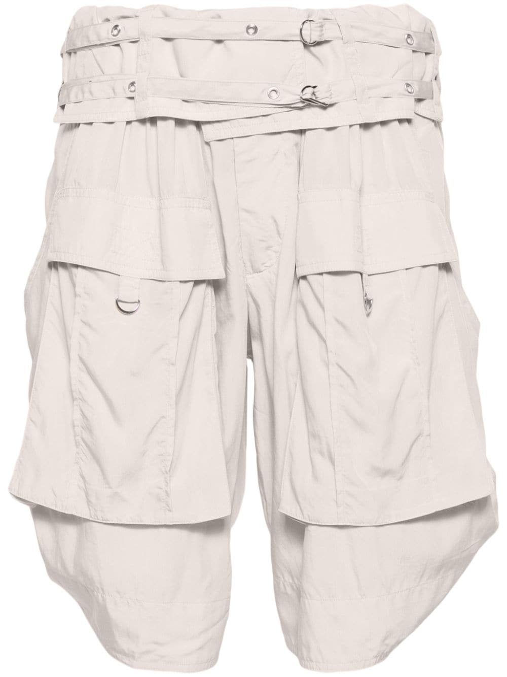 ISABEL MARANT Heidi low-rise belted shorts - Neutrals von ISABEL MARANT