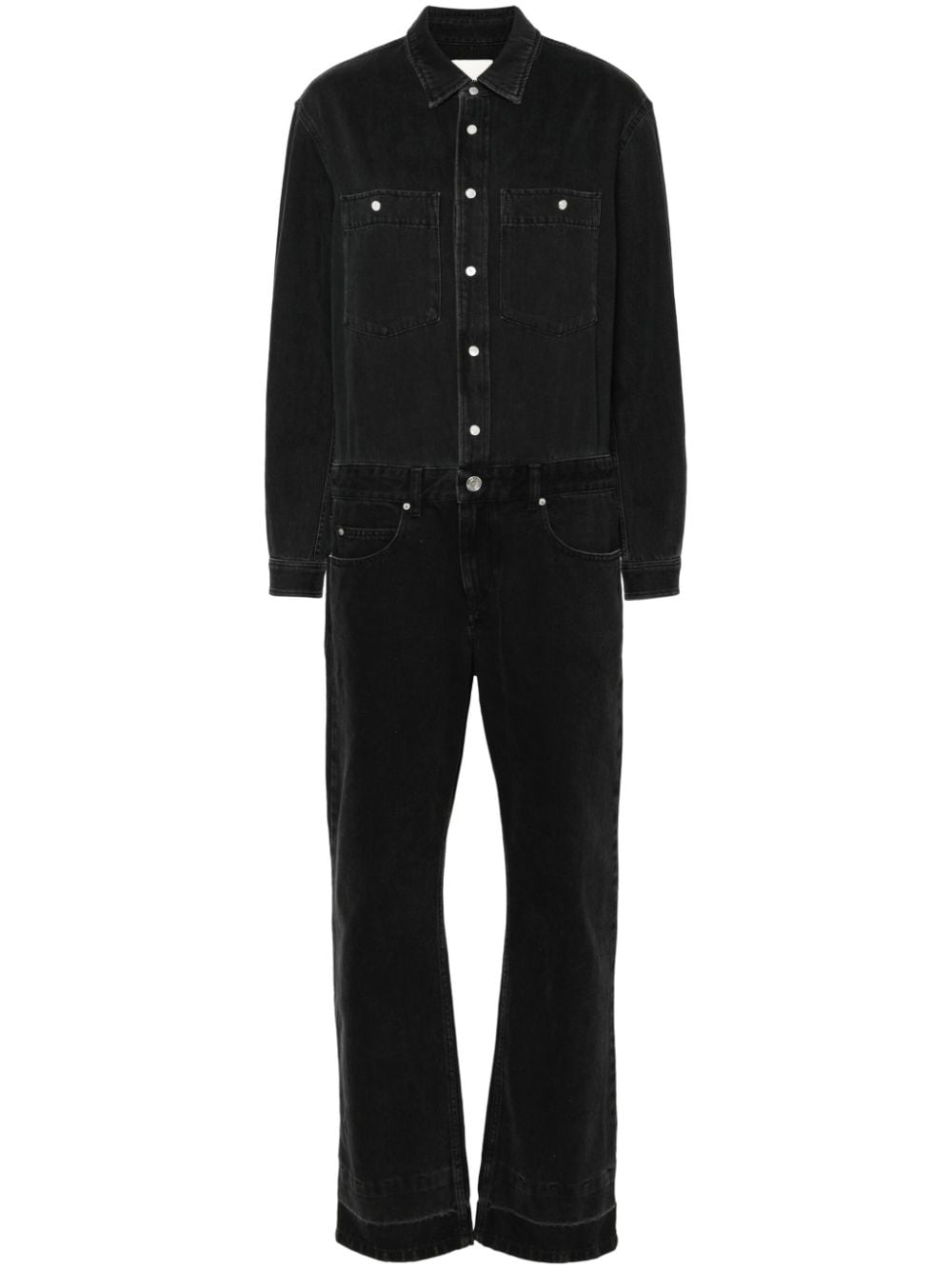 ISABEL MARANT Imane denim jumpsuit - Black von ISABEL MARANT