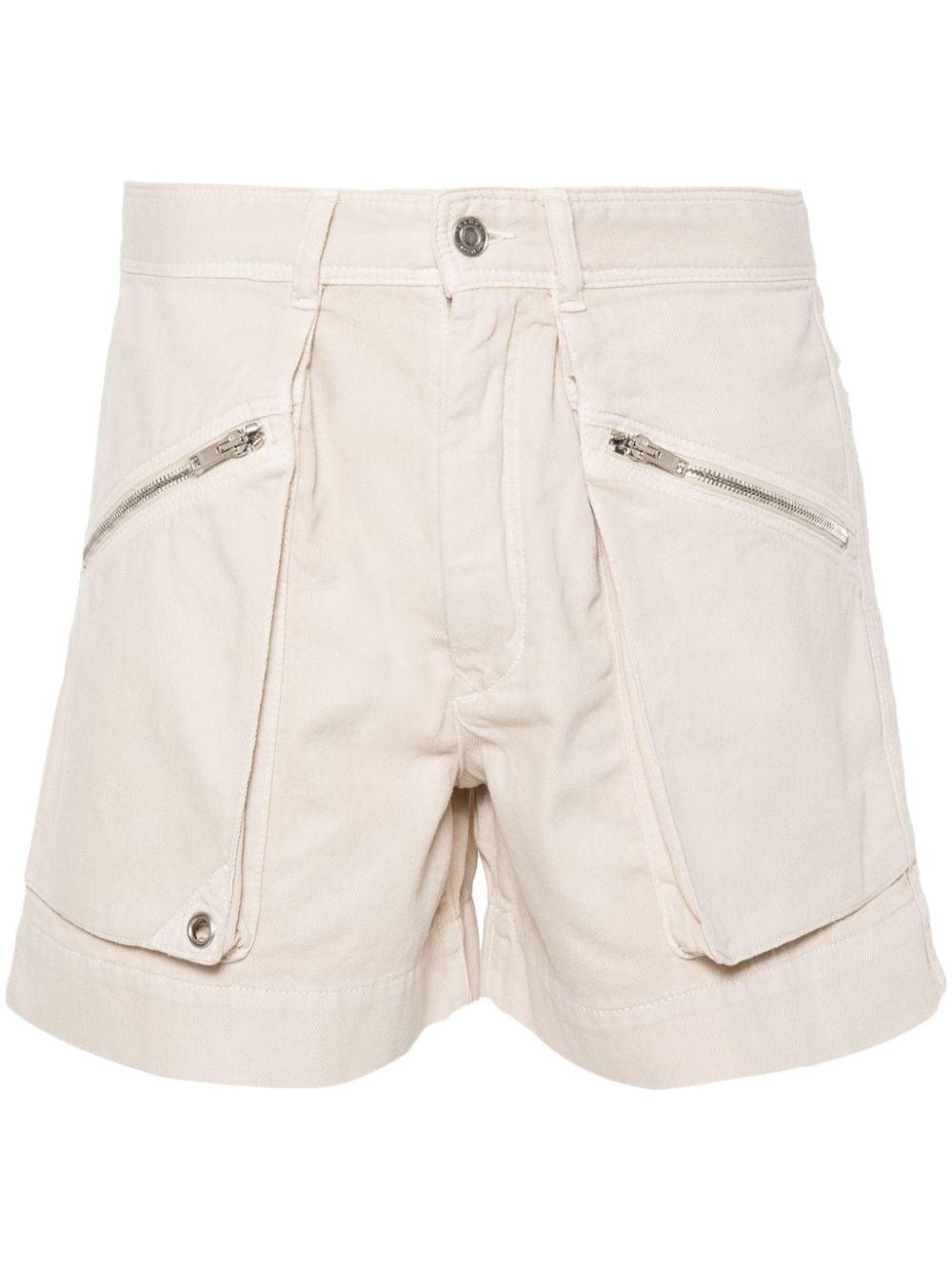 ISABEL MARANT Jeliano high-waisted shorts - Neutrals von ISABEL MARANT