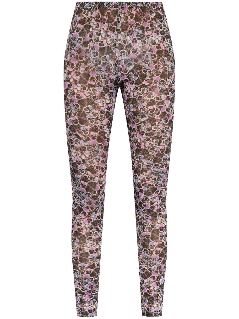 ISABEL MARANT Joshua leggings - Purple von ISABEL MARANT