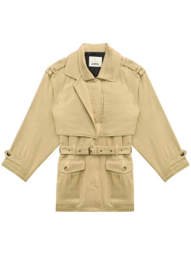 ISABEL MARANT Jovana coat - Neutrals von ISABEL MARANT