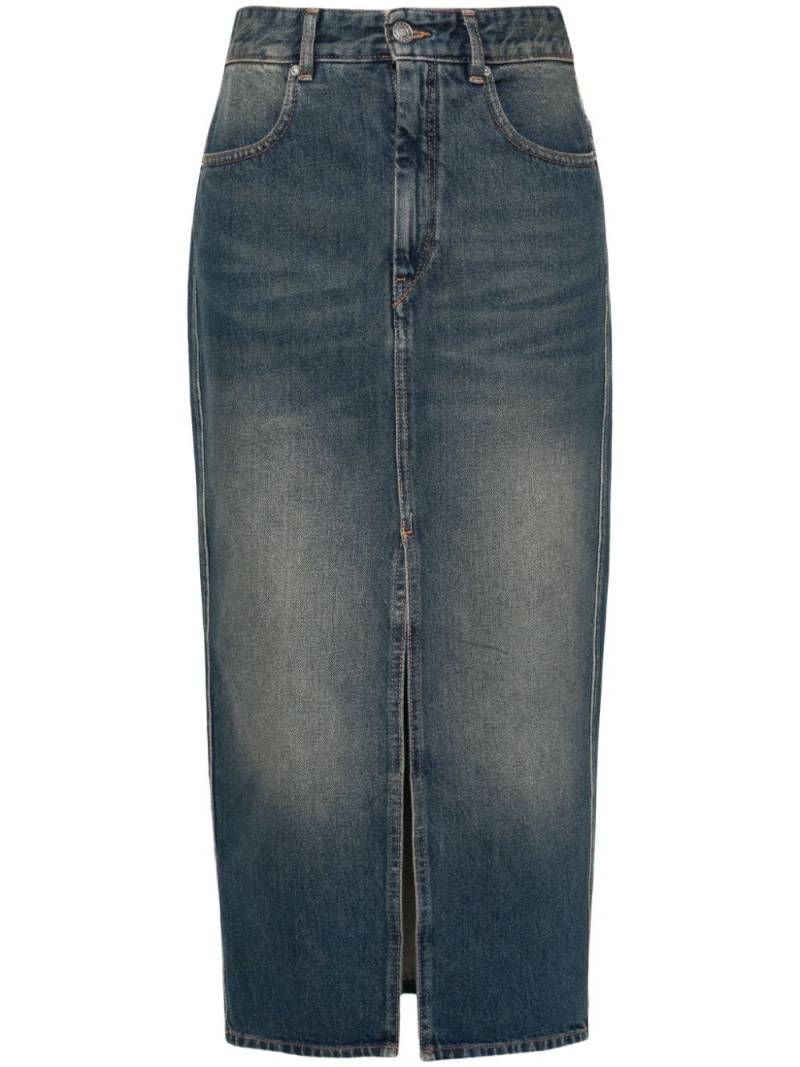 ISABEL MARANT Julicia denim midi skirt - Blue von ISABEL MARANT