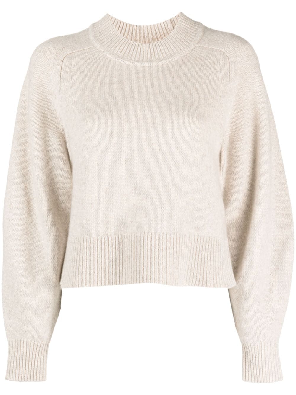 ISABEL MARANT Leandra merino wool-blend jumper - Neutrals von ISABEL MARANT