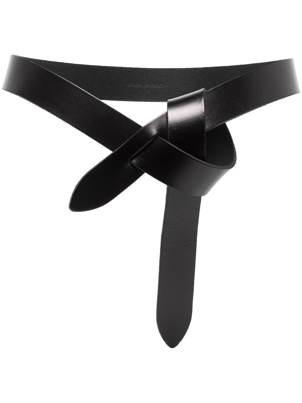 ISABEL MARANT Lecce leather belt - Black von ISABEL MARANT