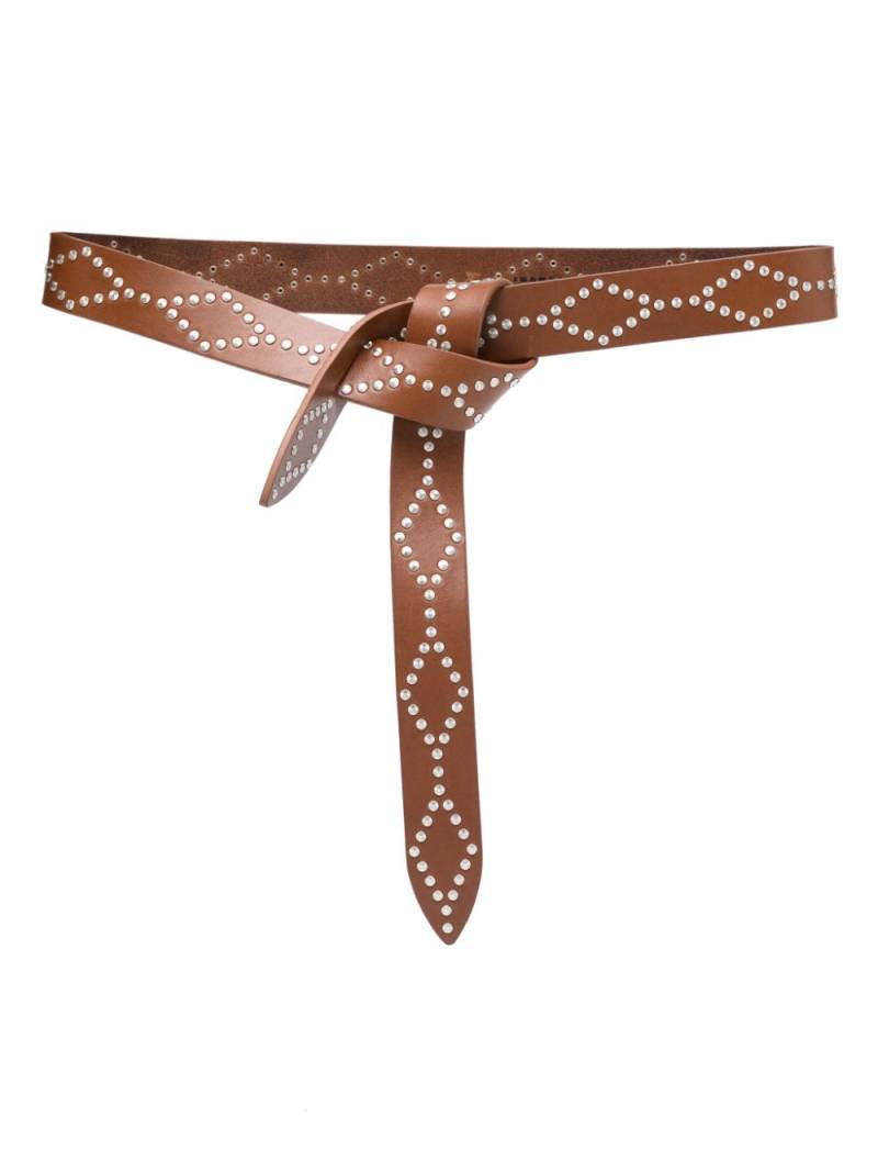 ISABEL MARANT Lecce leather belt - Brown von ISABEL MARANT