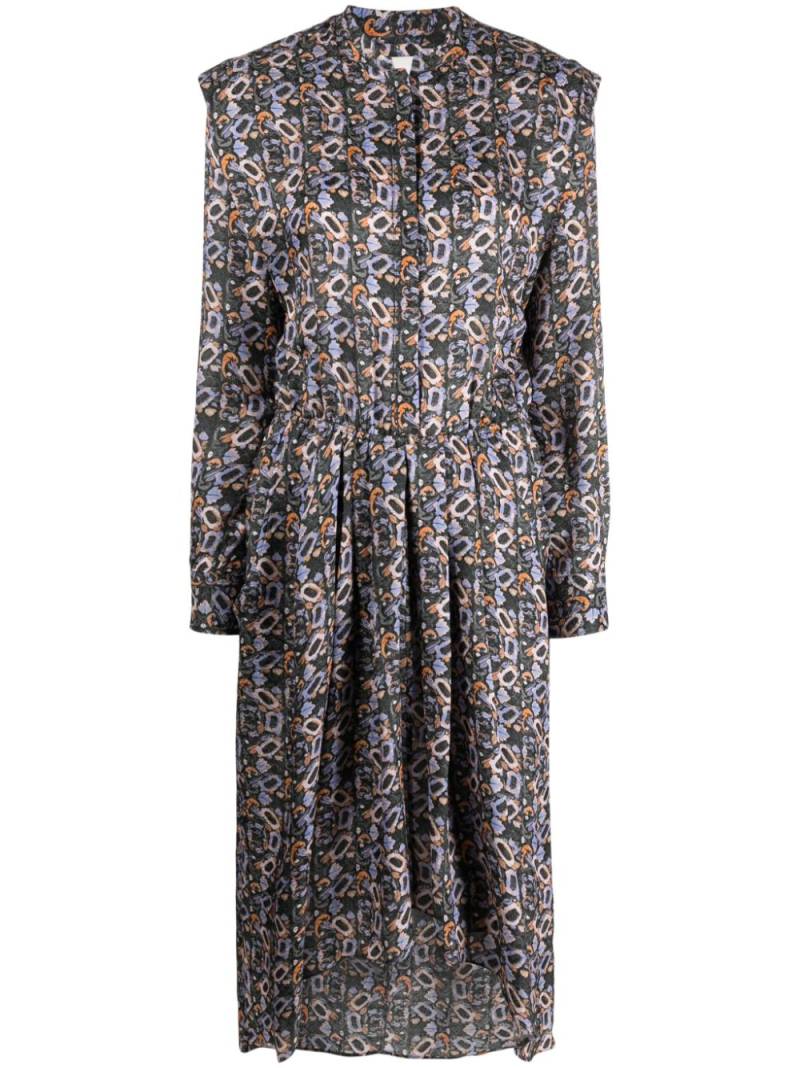 ISABEL MARANT Leidy floral-print dress - Black von ISABEL MARANT