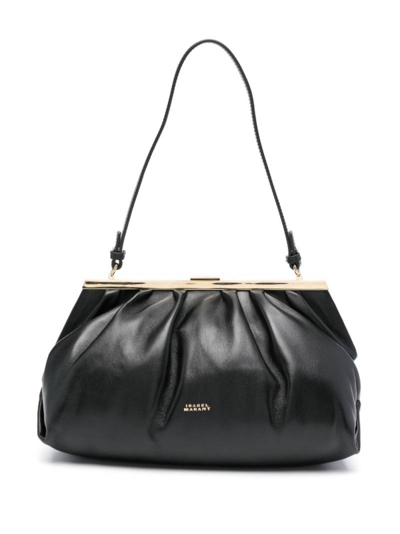 ISABEL MARANT Leyden leather shoulder bag - Black von ISABEL MARANT