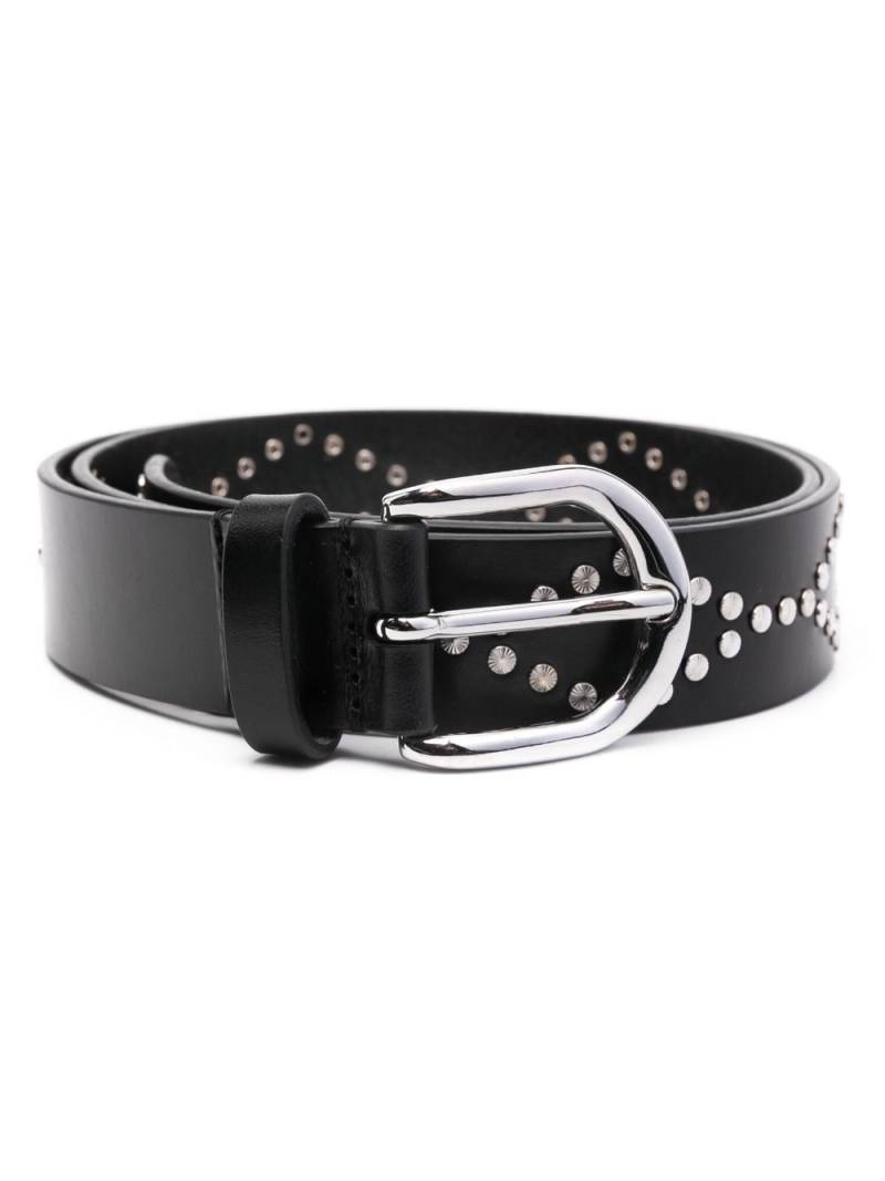 ISABEL MARANT Liliana leather belt - Black von ISABEL MARANT