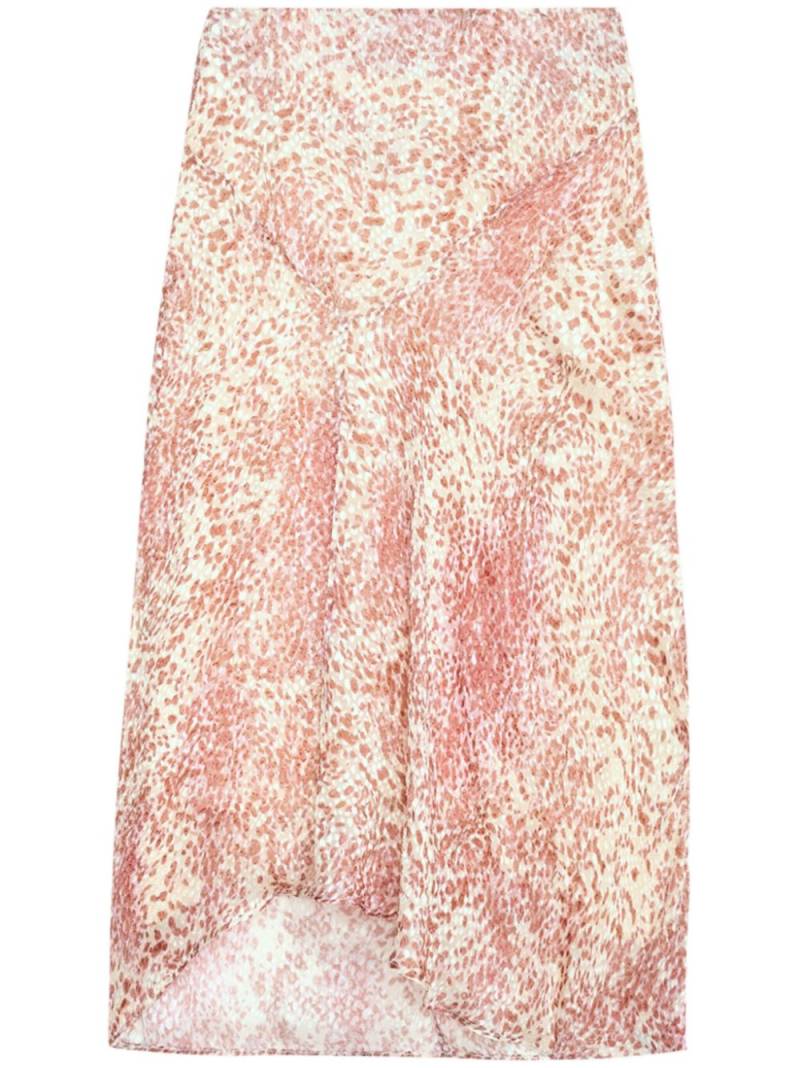 ISABEL MARANT Lisanne midi skirt - Red von ISABEL MARANT