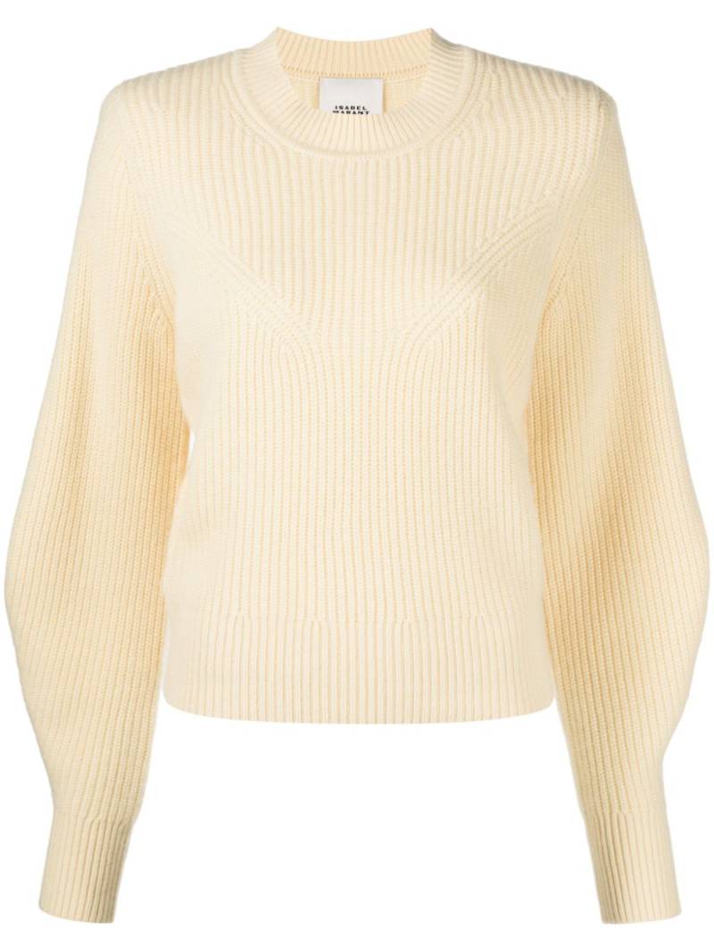 ISABEL MARANT Loreya merino-cashmere jumper - Yellow von ISABEL MARANT