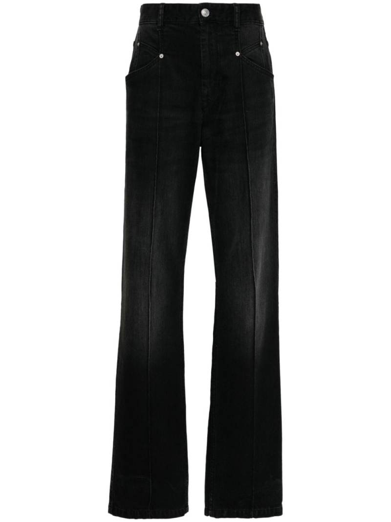 ISABEL MARANT Nadege straight-leg jeans - Black von ISABEL MARANT