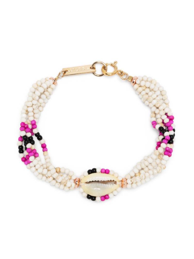 ISABEL MARANT Malebo shell bracelet - White von ISABEL MARANT