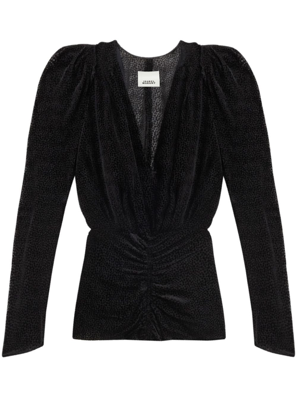 ISABEL MARANT Marlin blouse - Black von ISABEL MARANT