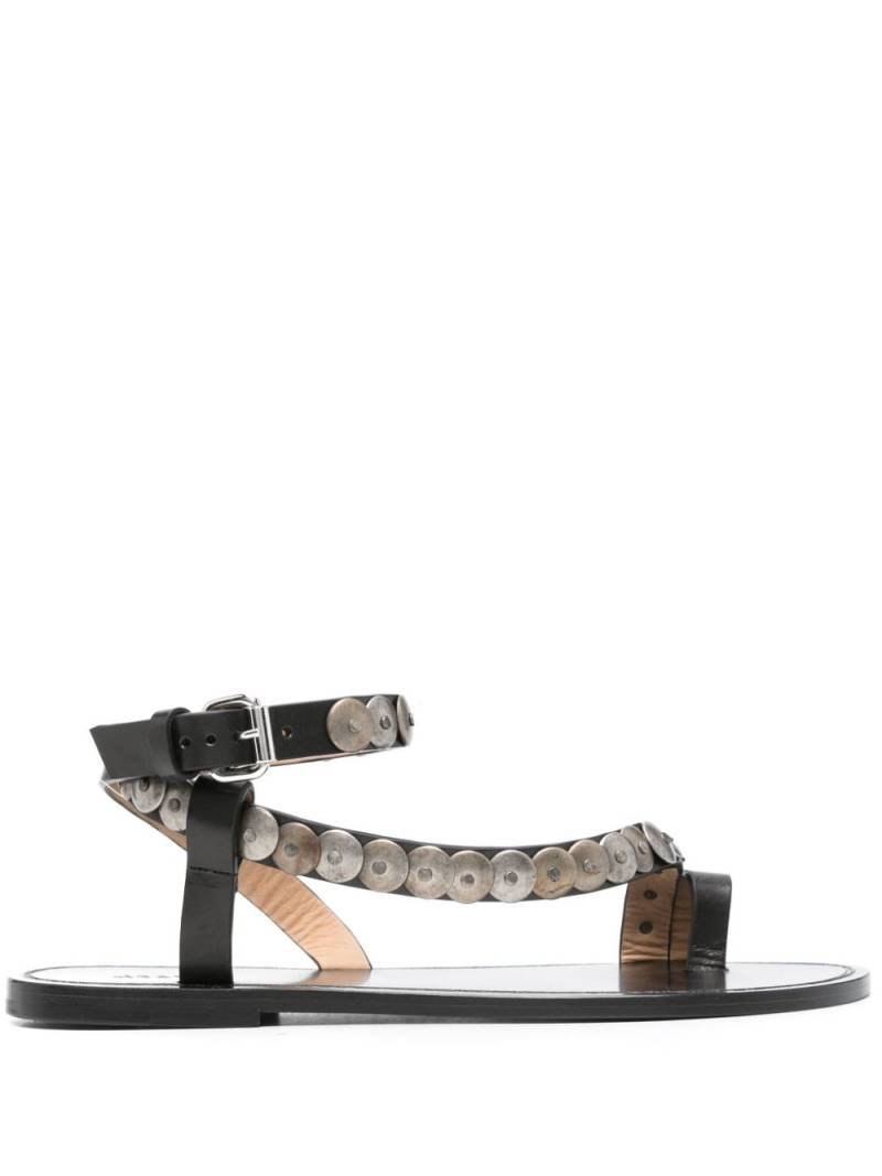 ISABEL MARANT Melte flat sandals - Black von ISABEL MARANT