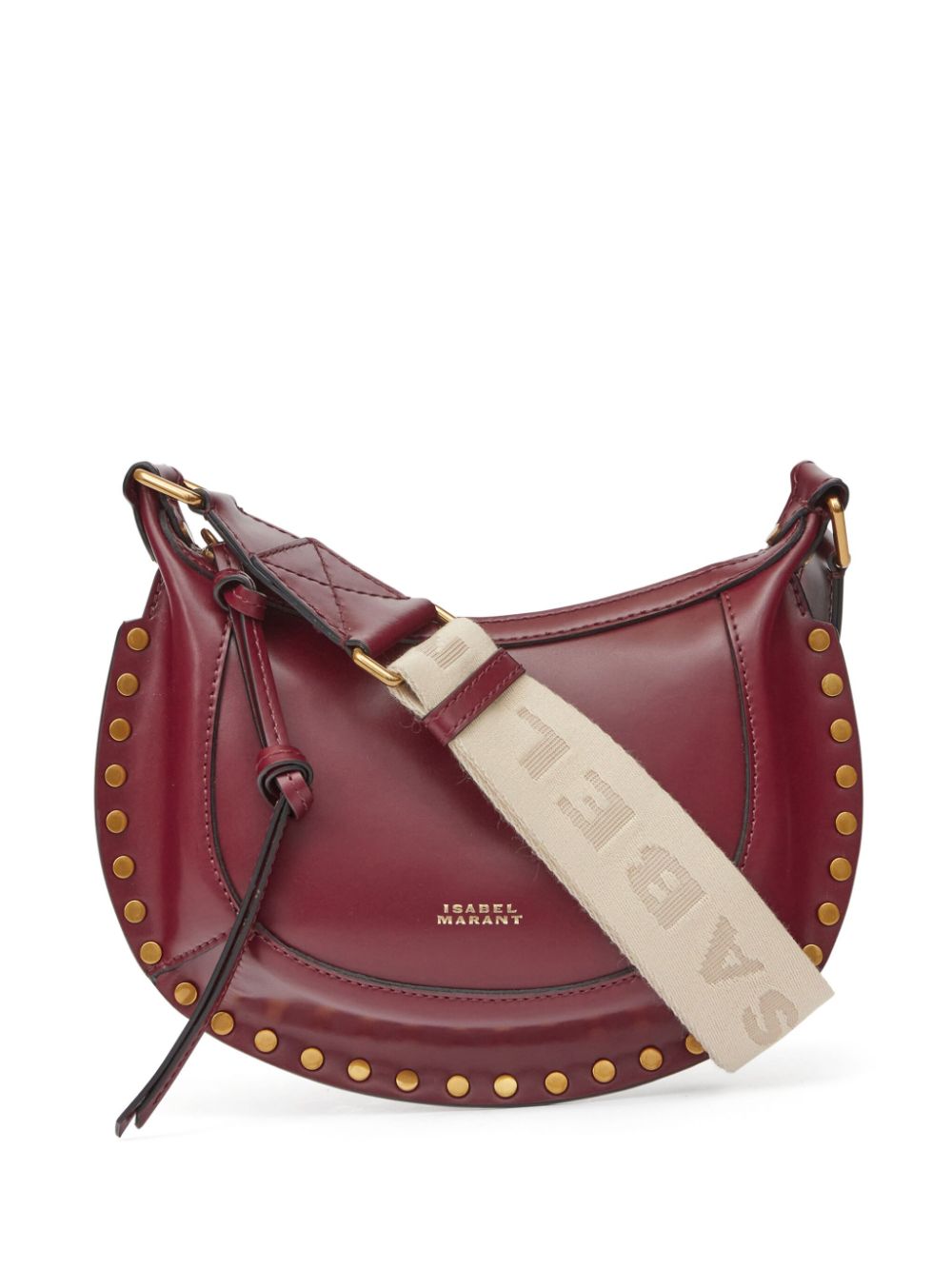 ISABEL MARANT Mini Moon leather bag - Red von ISABEL MARANT