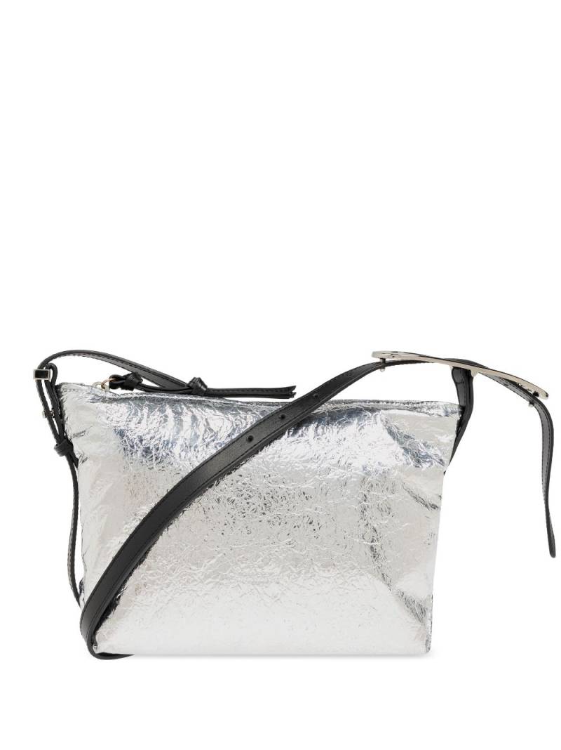 ISABEL MARANT mini Leyden metallic shoulder bag - Silver von ISABEL MARANT