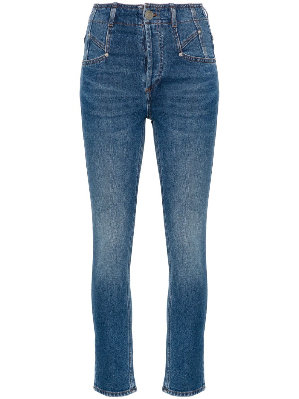 ISABEL MARANT Niliane high-waisted skinny jeans - Blue von ISABEL MARANT