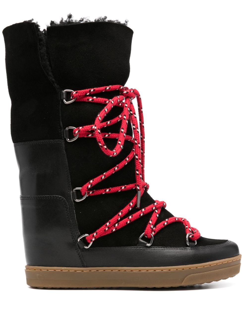 ISABEL MARANT Nowles lace-up snow boots - Black von ISABEL MARANT