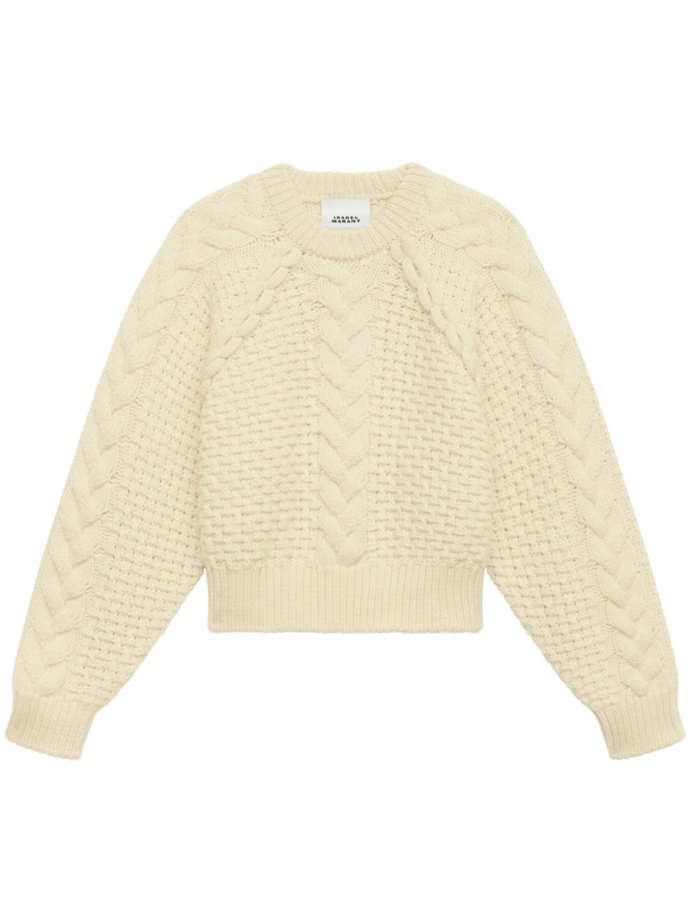 ISABEL MARANT Obrero chunky-knit jumper - Neutrals von ISABEL MARANT