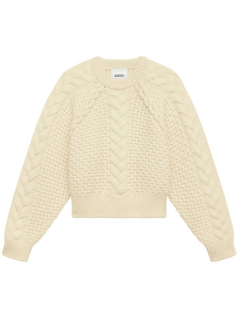 ISABEL MARANT Obrero chunky-knit jumper - Neutrals von ISABEL MARANT