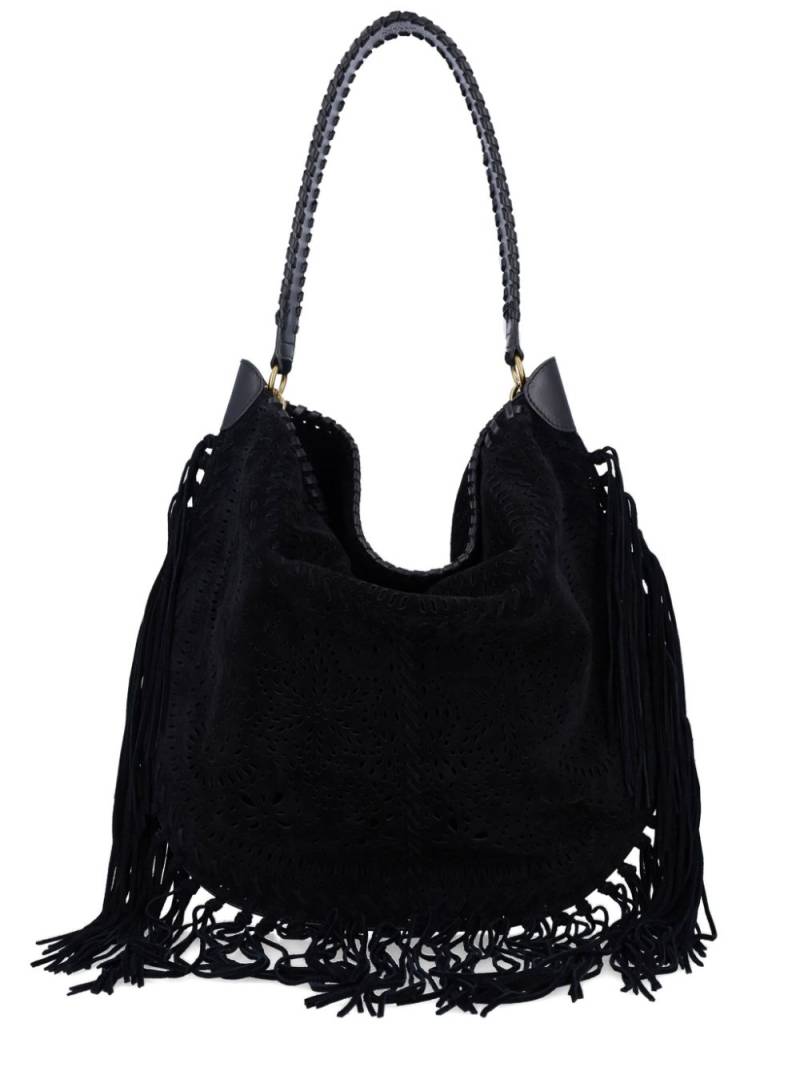 ISABEL MARANT Oskan Hobo fringe tote bag - Black von ISABEL MARANT