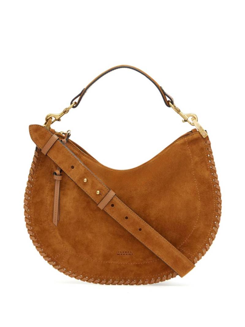 ISABEL MARANT Oskan Soft Zipped cross body bag - Brown von ISABEL MARANT