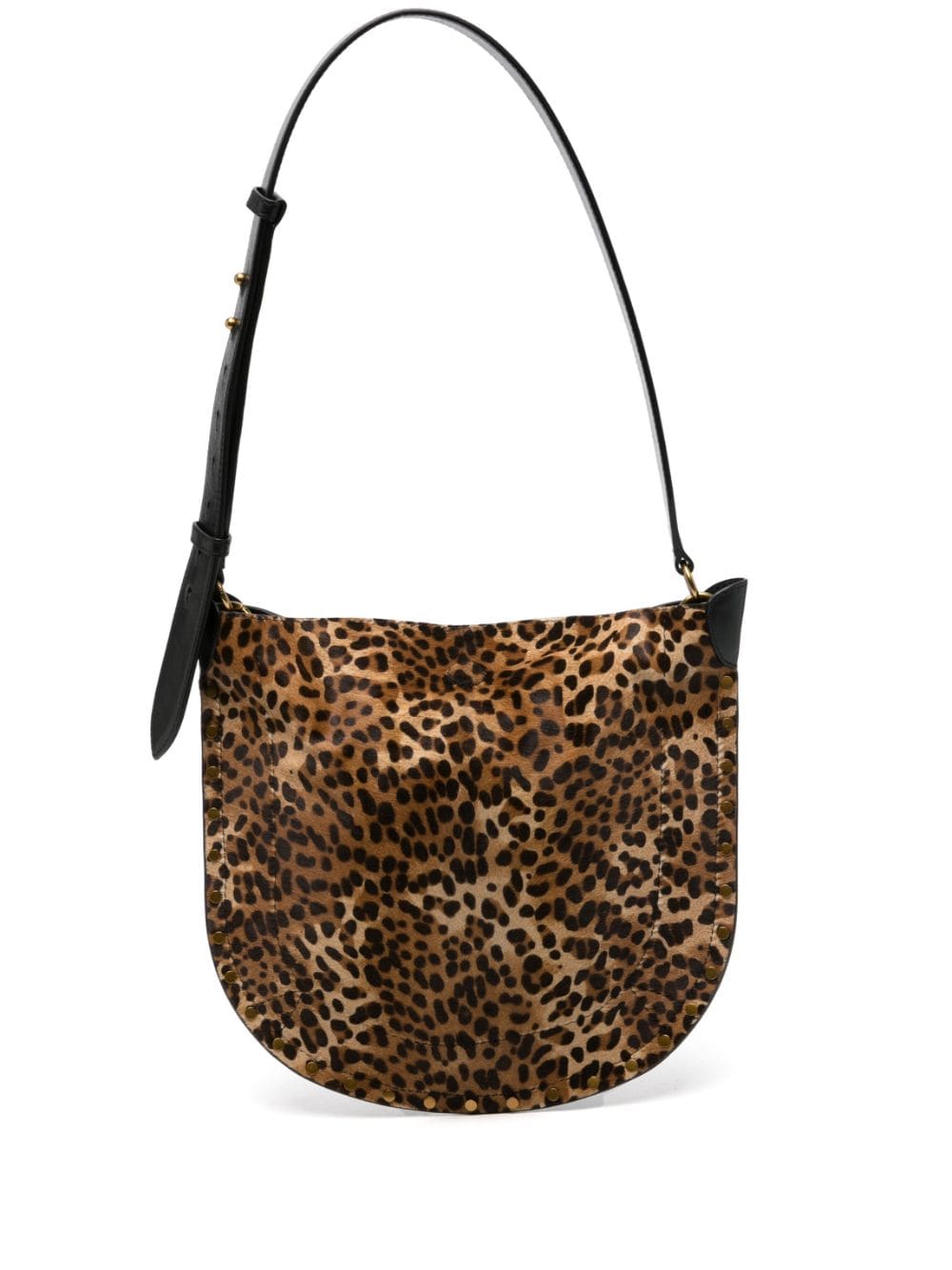 ISABEL MARANT Oskan leopard-print shoulder bag - Neutrals von ISABEL MARANT