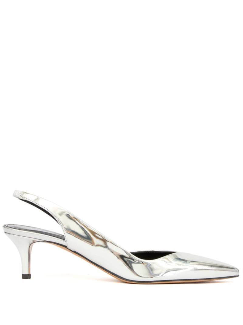 ISABEL MARANT Padim 50mm leather pumps - Silver von ISABEL MARANT