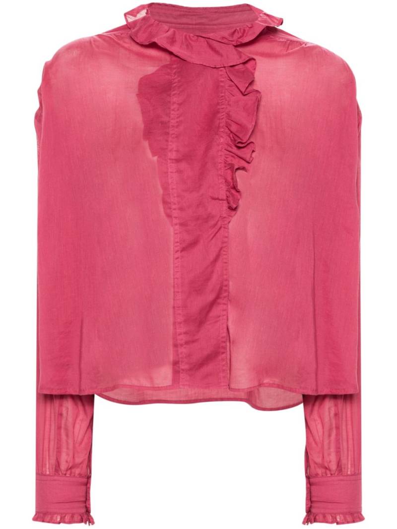 ISABEL MARANT Pamiala ruffle-trim blouse - Pink von ISABEL MARANT