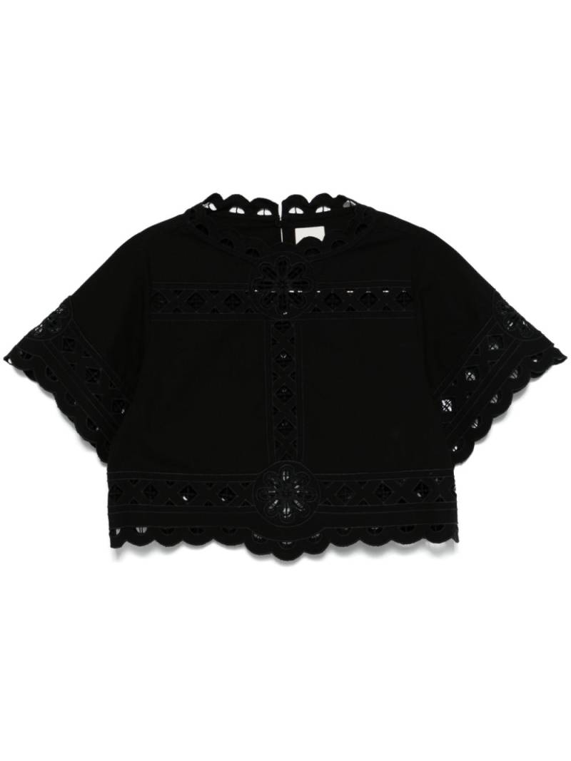 ISABEL MARANT Parissa blouse - Black von ISABEL MARANT