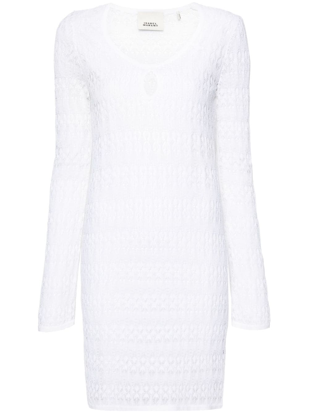 ISABEL MARANT Parma knitted dress - White von ISABEL MARANT