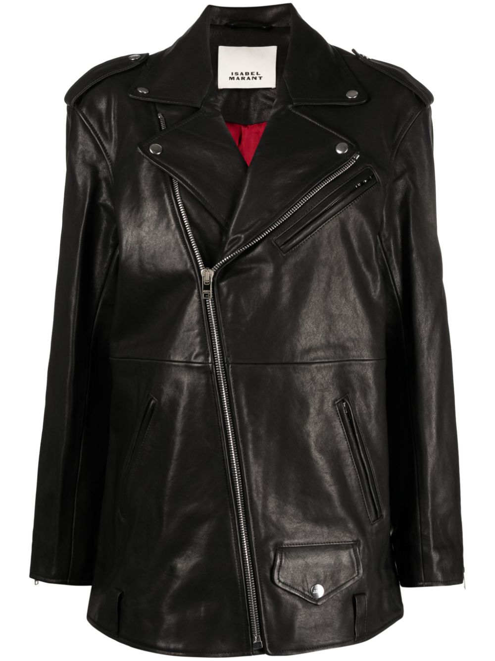 ISABEL MARANT Perfecto leather jacket - Black von ISABEL MARANT