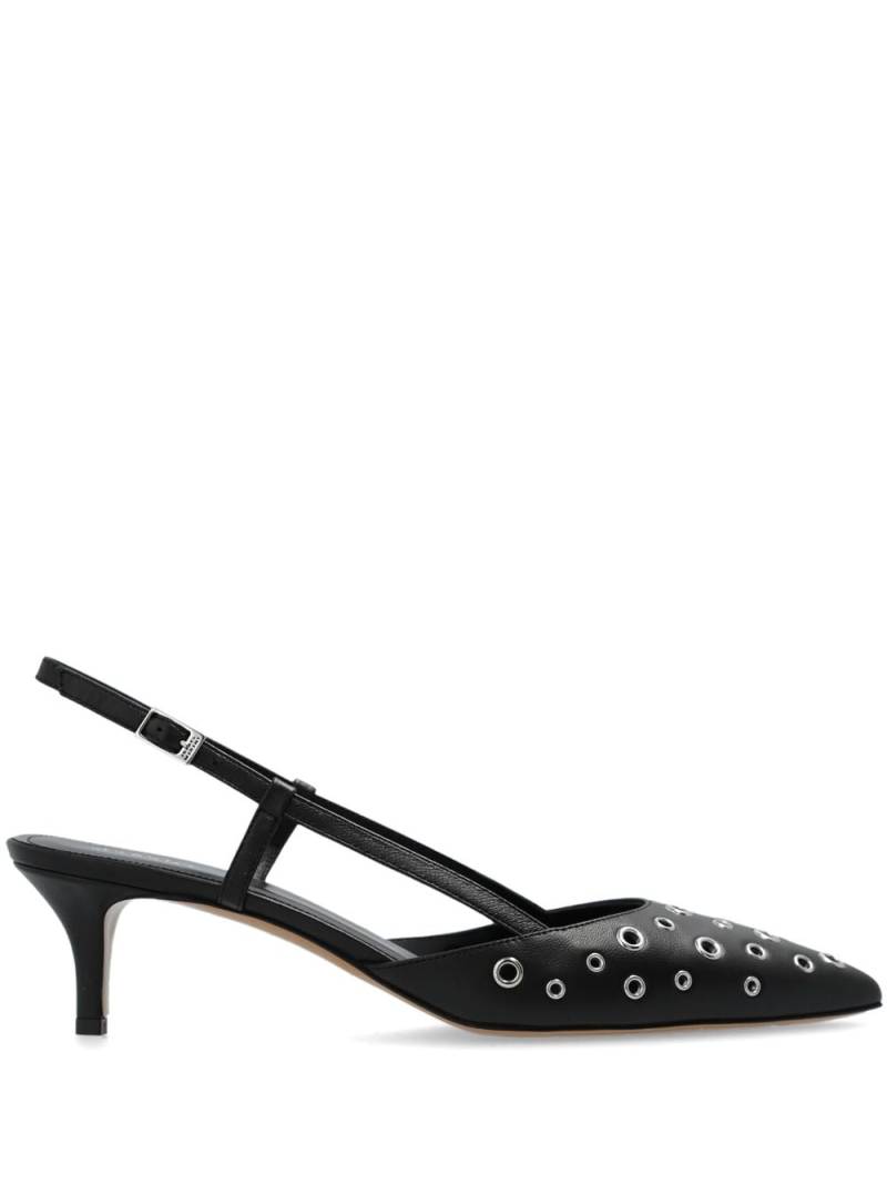 ISABEL MARANT Pilia 50mm leather pumps - Black von ISABEL MARANT