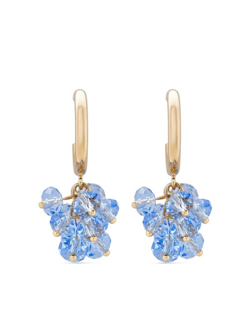 ISABEL MARANT Polly crystal-beads earrings - Blue von ISABEL MARANT