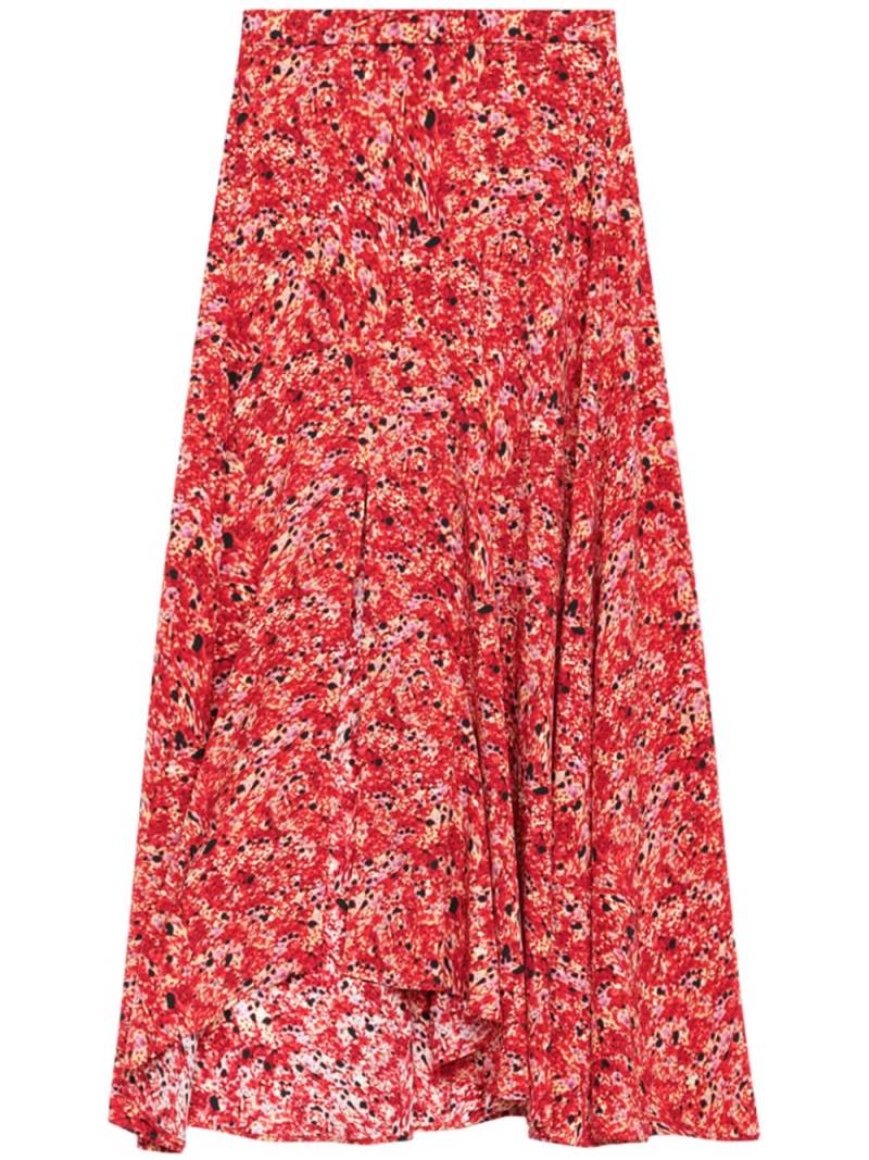 ISABEL MARANT Sakura midi skirt - Red von ISABEL MARANT