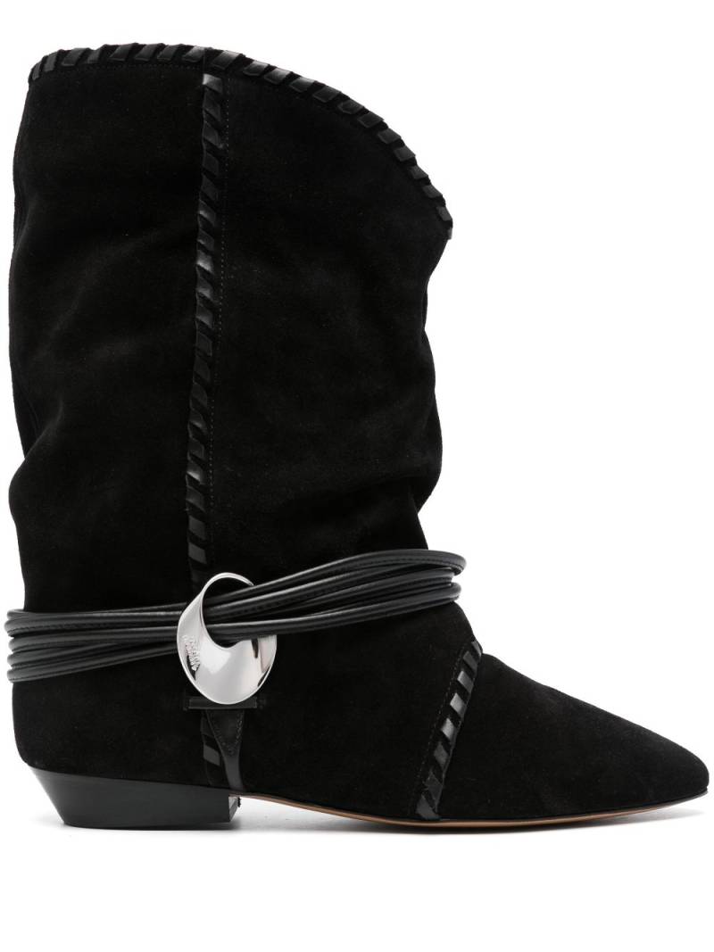 ISABEL MARANT Sellen boots - Black von ISABEL MARANT