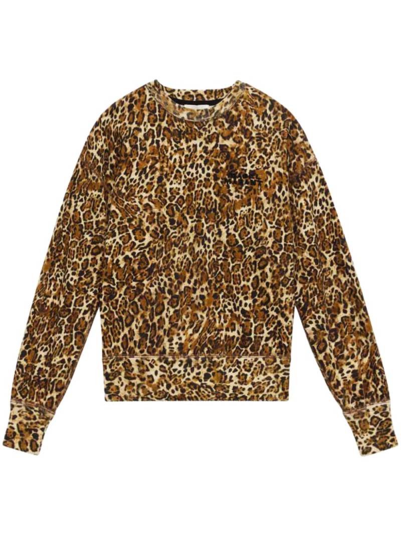 ISABEL MARANT Shad leopard-print sweatshirt - Brown von ISABEL MARANT