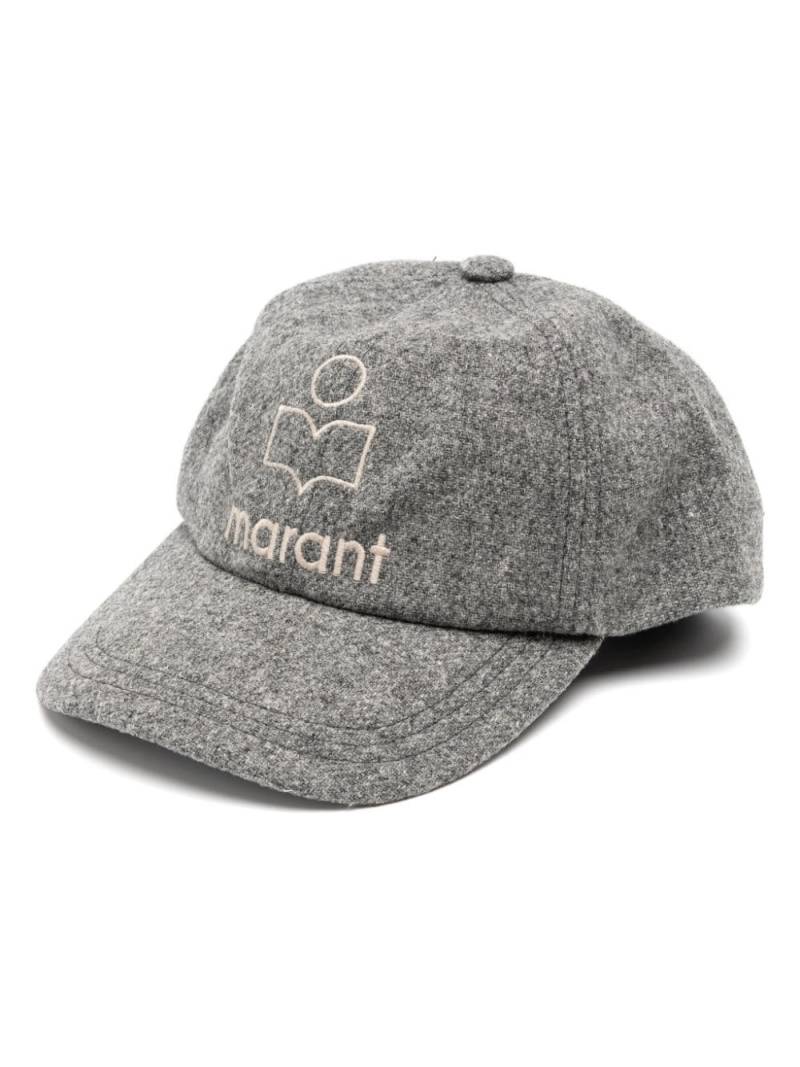 ISABEL MARANT TYRON embroidered-logo cap - Grey von ISABEL MARANT