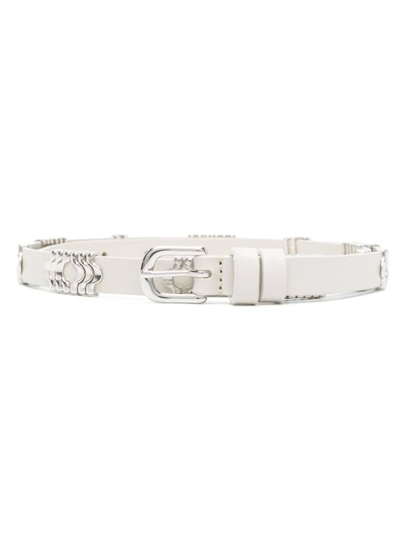 ISABEL MARANT Odena leather belt - White von ISABEL MARANT