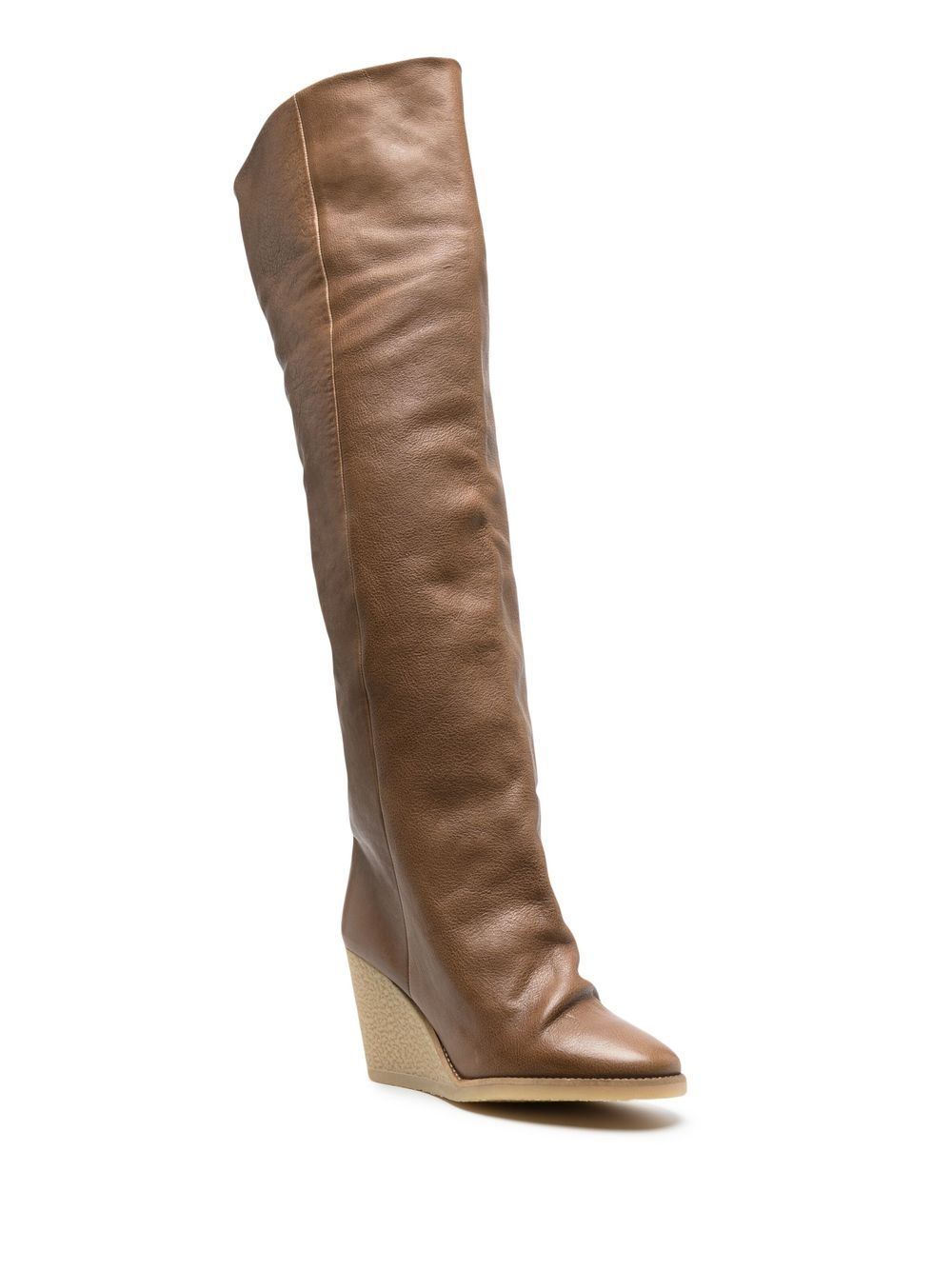 ISABEL MARANT Tilin wedge knee-high boots - Brown von ISABEL MARANT