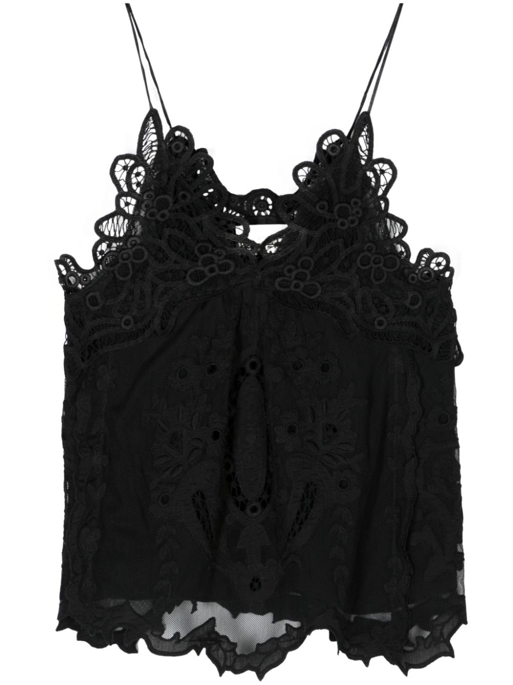 ISABEL MARANT Victoria guipure-lace tank top - Black von ISABEL MARANT