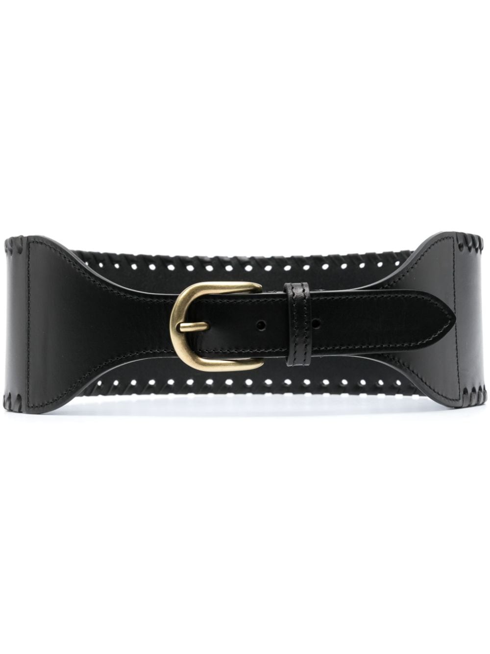 ISABEL MARANT Woma leather belt - Black von ISABEL MARANT